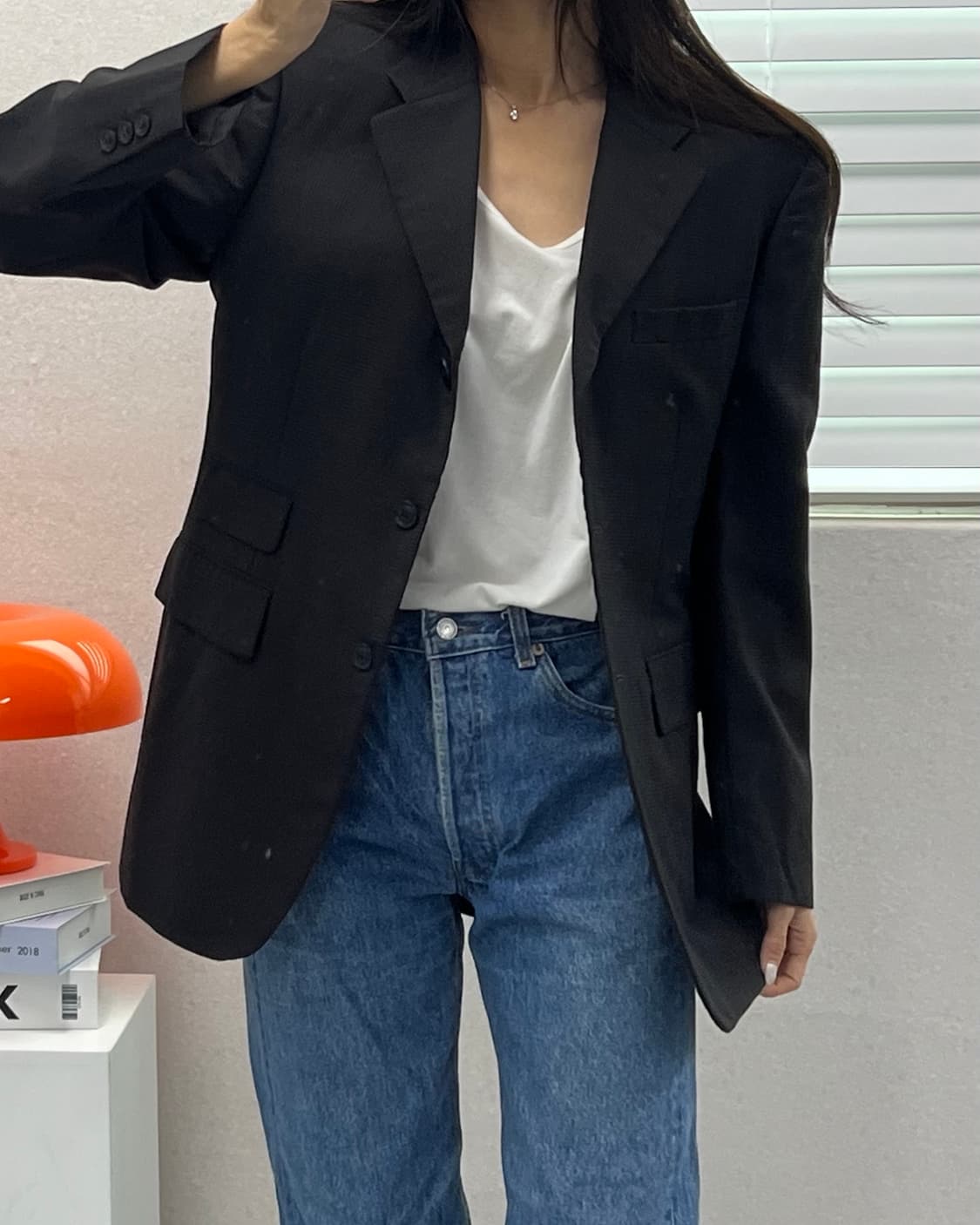 (S)MEN'S BIGI 울 블레이져-M1403 상품이미지8