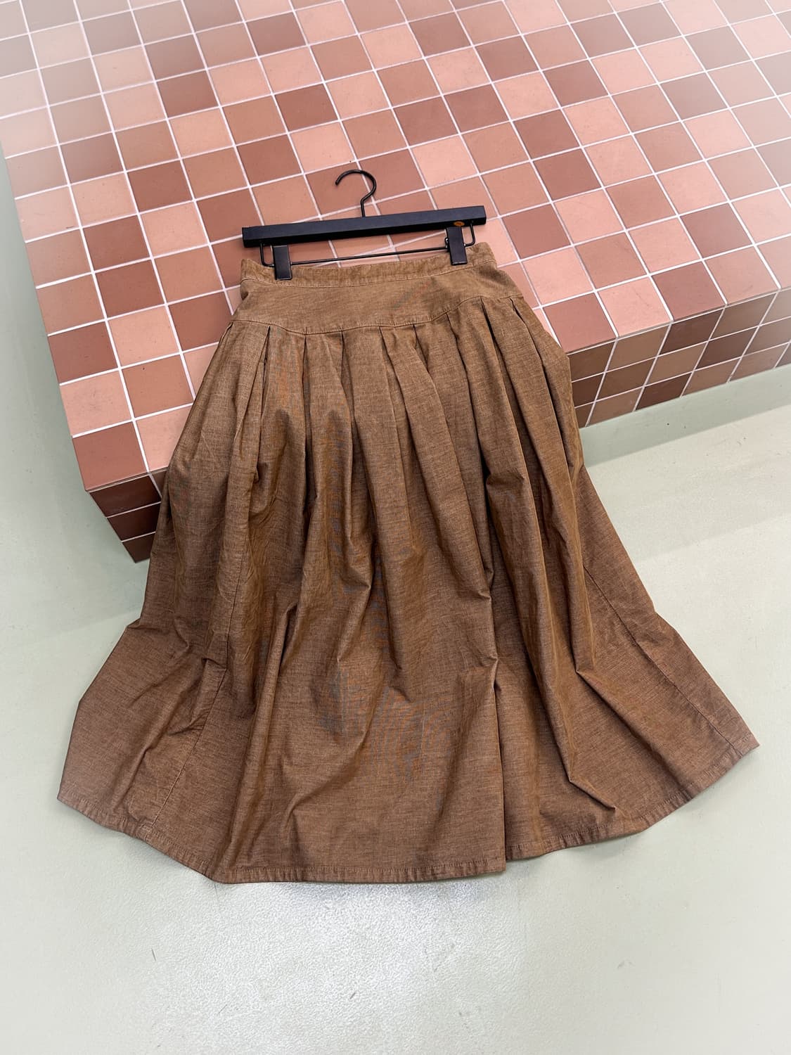 lee beige corduroy skirt 상품이미지1