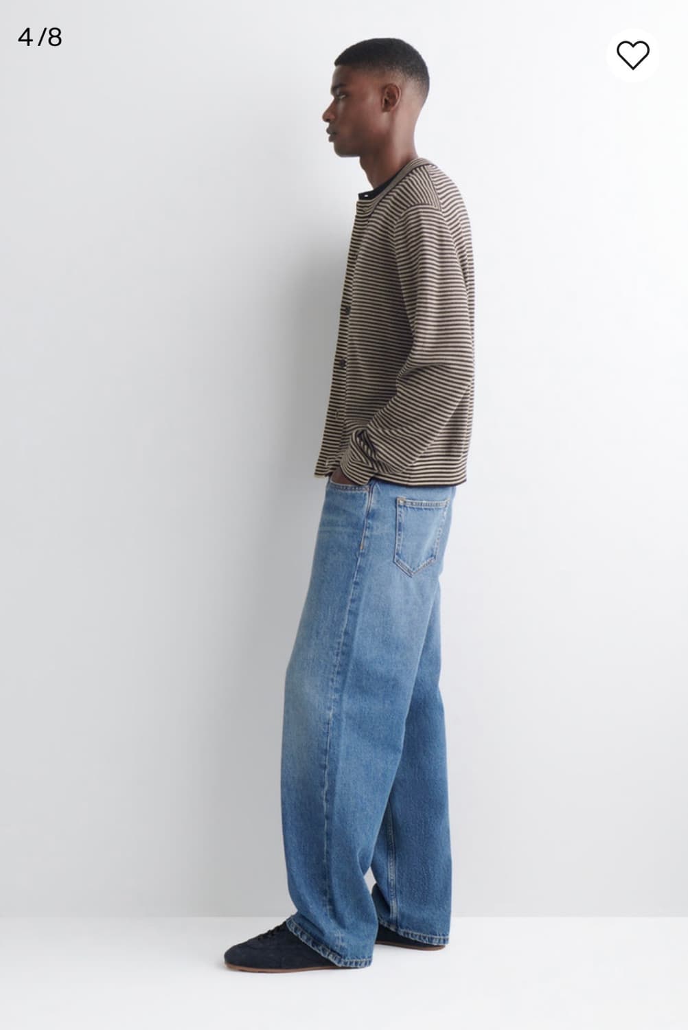 COS (신상품) 스트라이프 메리노 울 가디건 (택 O 새상품) 상품이미지8