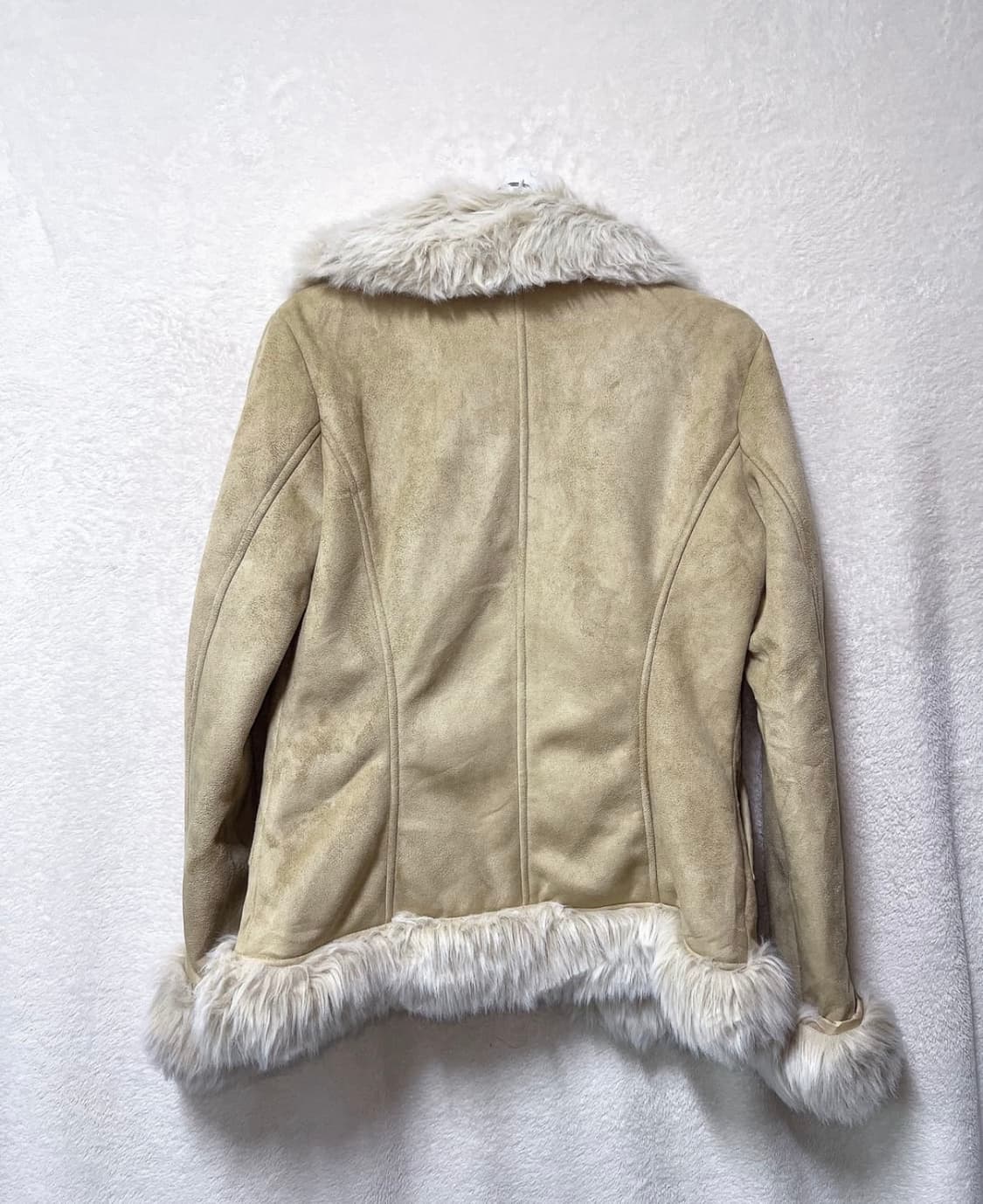 퍼 트리밍 스웨이드 자켓 상품이미지5