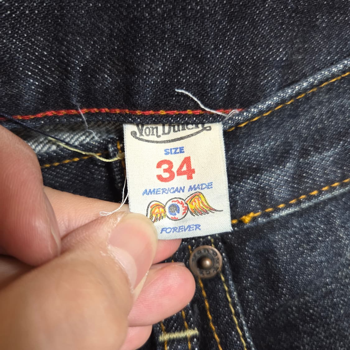 본더치 오리지널 USA 백포켓 프린팅 데님 팬츠 상품이미지8