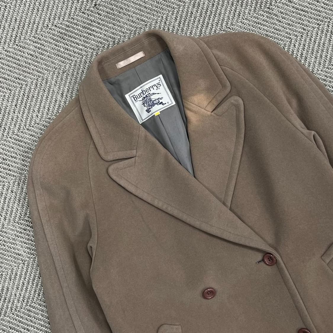 버버리 90s 울 더블 코트 v0967  상품이미지3