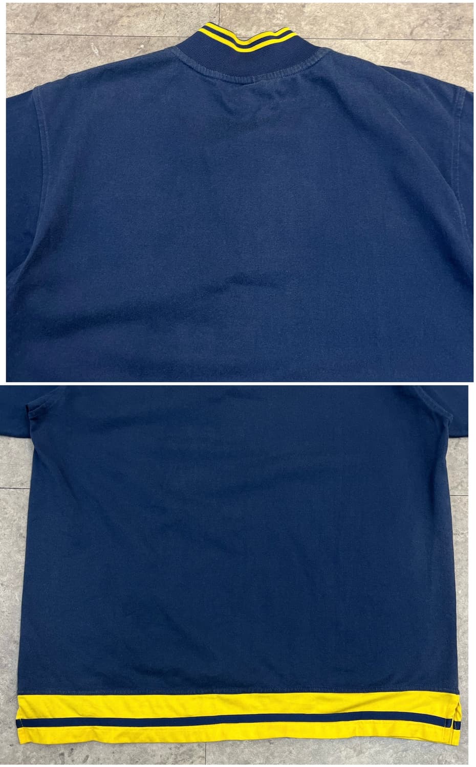 나이키 미시간 울버린스 풋볼팀 웜업 반팔티 네이비 L #csz4054 상품이미지9