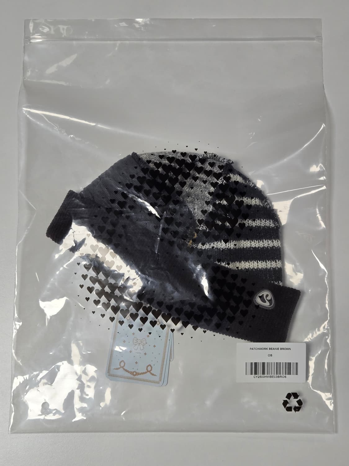 [판매]코이세이오 패치워크 비니 - 브라운 상품이미지2
