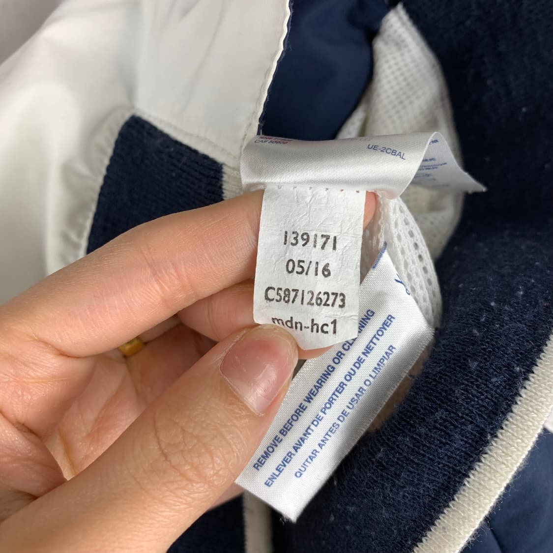 타미힐피거 성조기 화이트 바람막이 자켓 상품이미지8