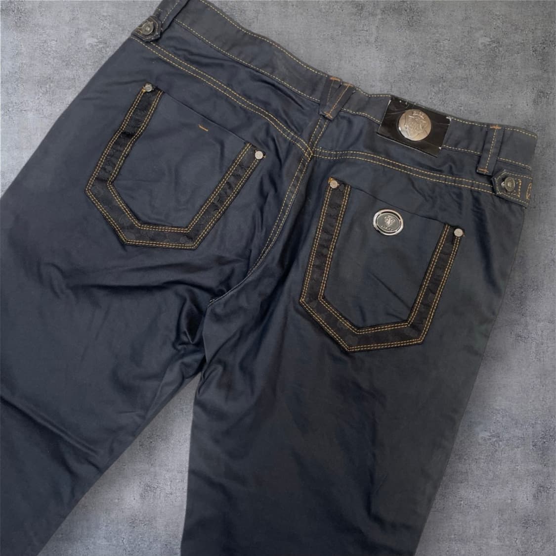 구찌 Gucci 다크네이비 코팅 팬츠 40 상품이미지5