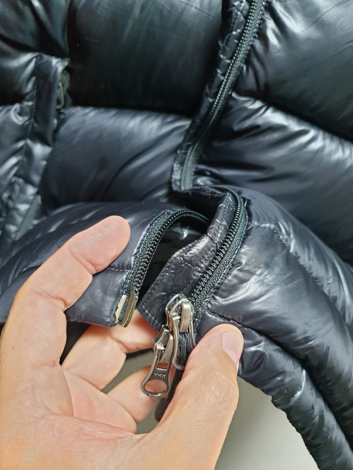 [xl/105] 노스페이스 메트로패딩 유광블랙 상품이미지7