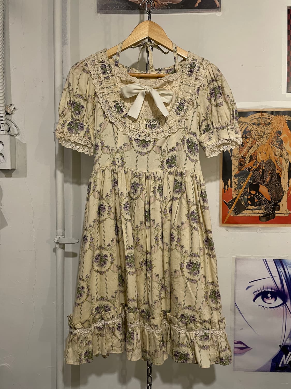 baby the stars shine bright 플로럴 베이지 원피스 상품이미지1