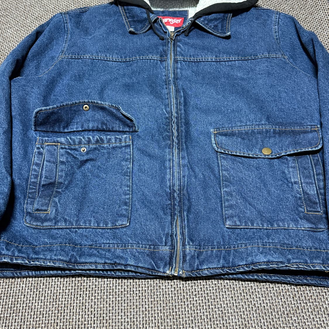 90s 랭글러 쉐르파 후드데님자켓 상품이미지5