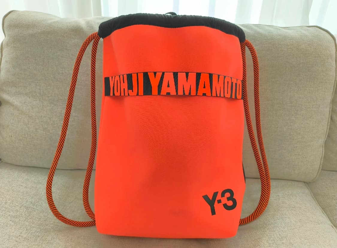 Y-3 요지 야마모토 더플백 짐색 오렌지 백팩 상품이미지3