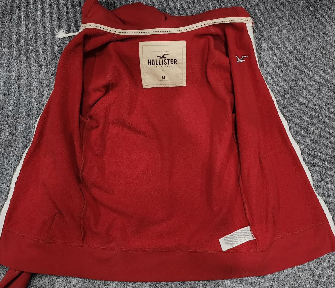 홀리스터 스펠로고 Y2K 풀집업 후드집업 M 상품이미지3