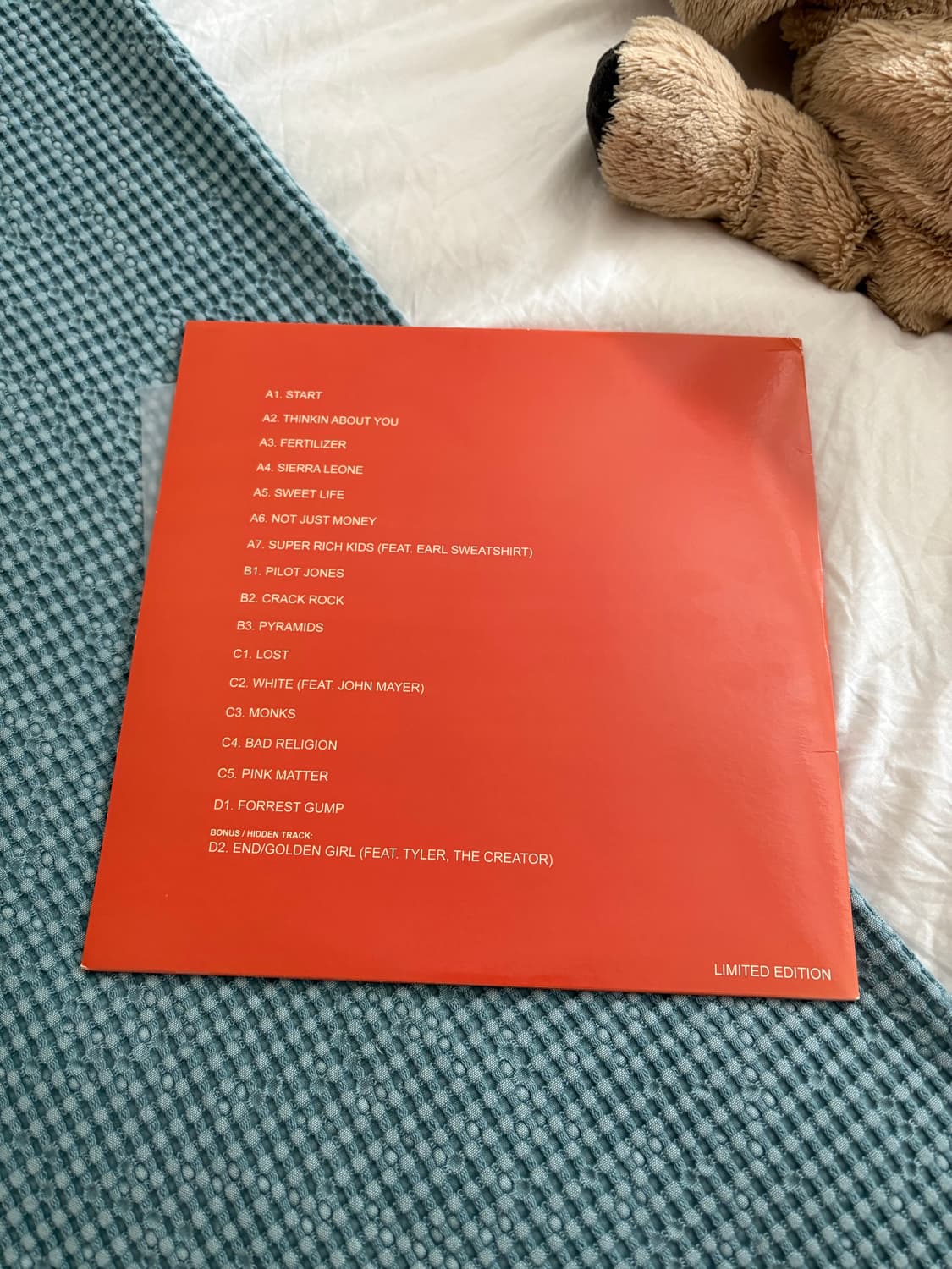 Channel orange frank ocean Lp bootleg 상품이미지2