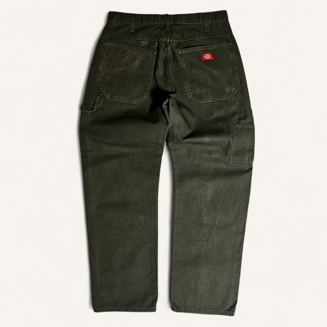 [실사32][디키즈]덕 캔버스 릴렉스핏 카펜터 팬츠 다크올리브 상품이미지1