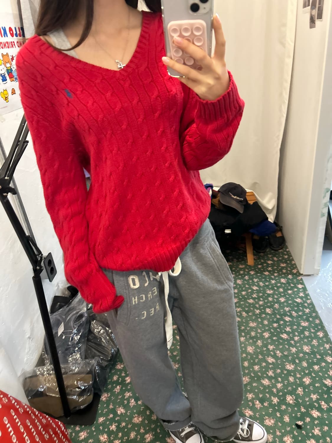 폴로 랄프로렌 브이넥 니트 상품이미지4