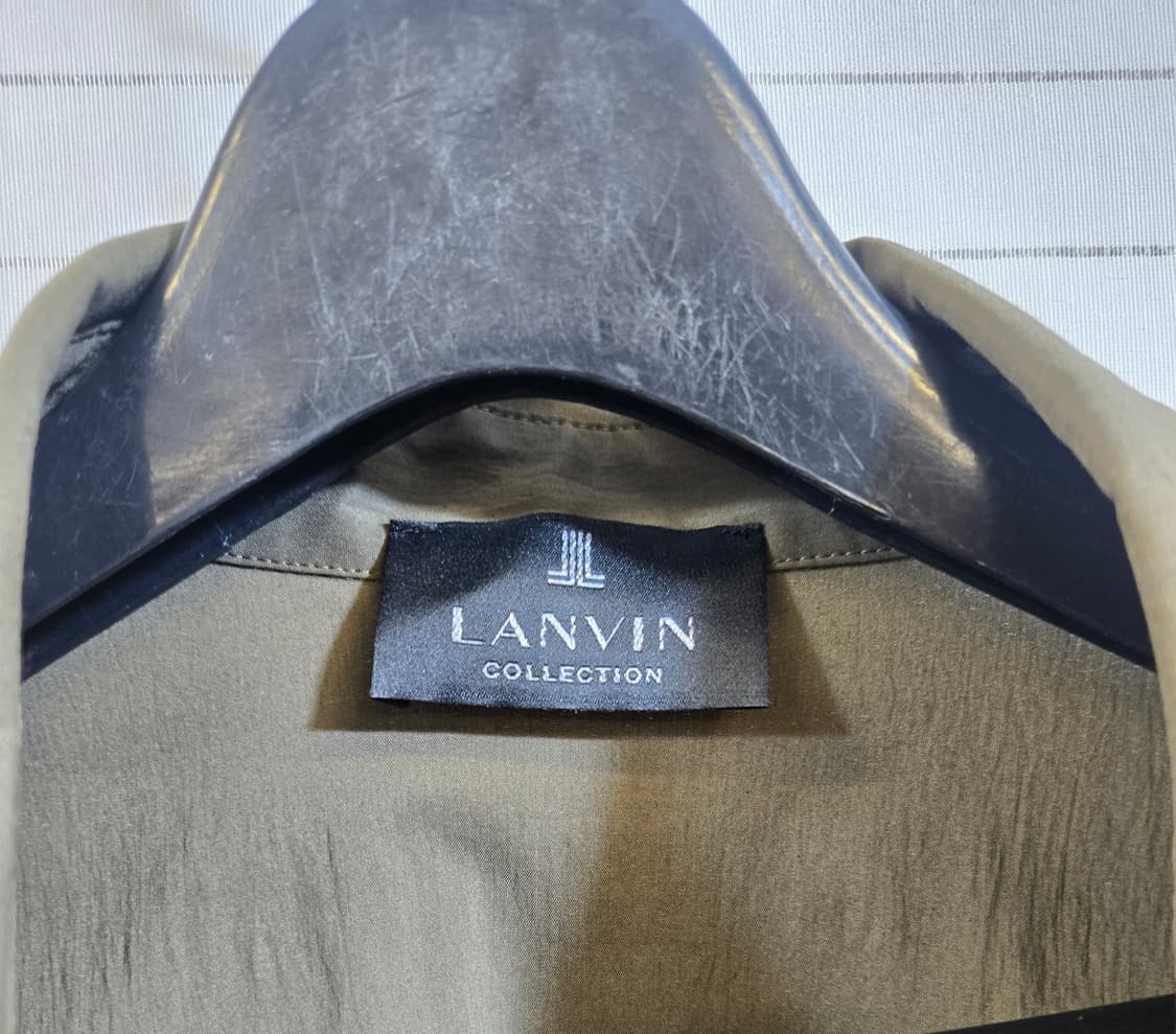 LANVIN 견100 혼방 점프수트 카키 상품이미지2