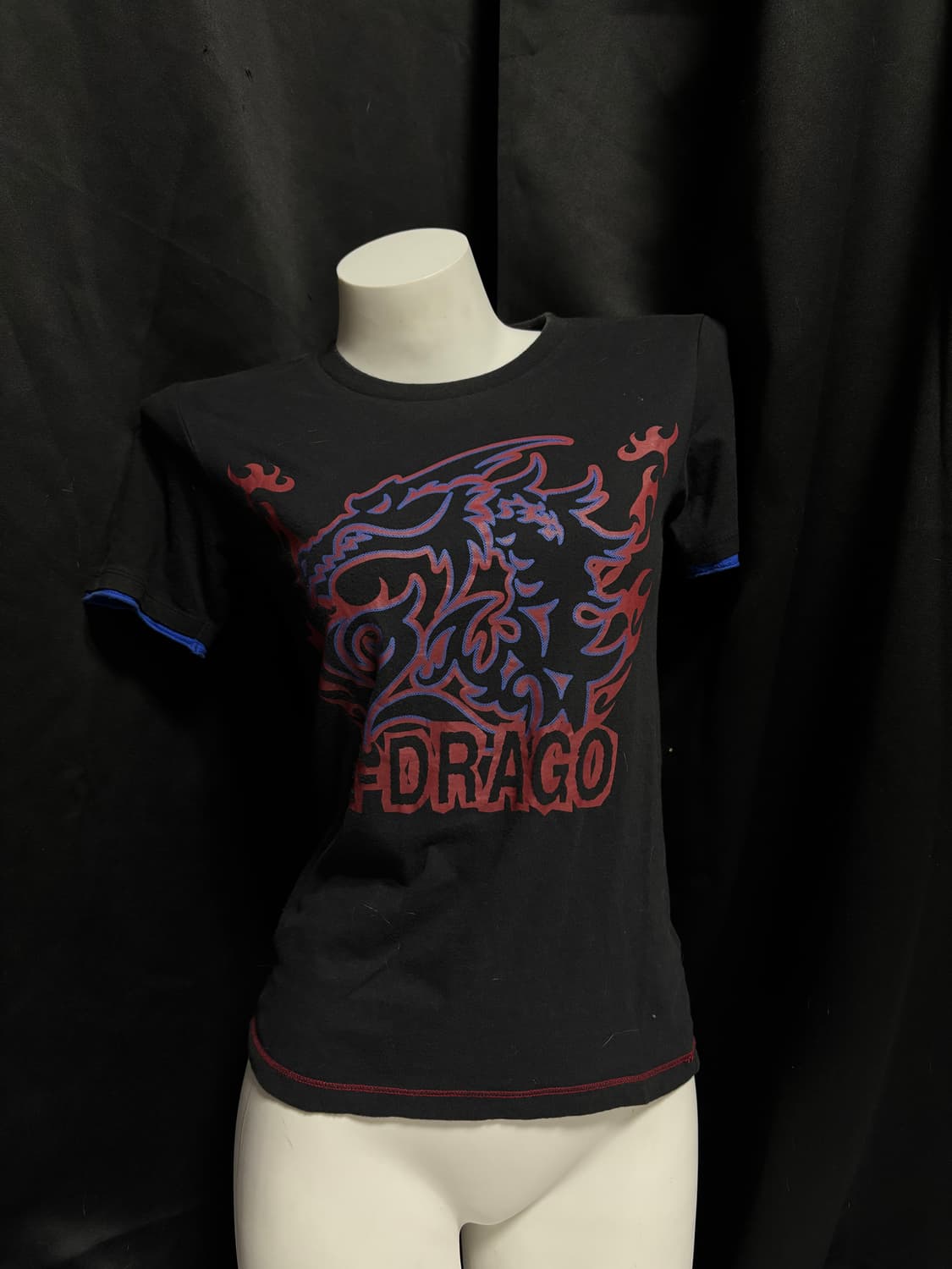 “Unknown” Y2K Dragon Print Tee 상품이미지5