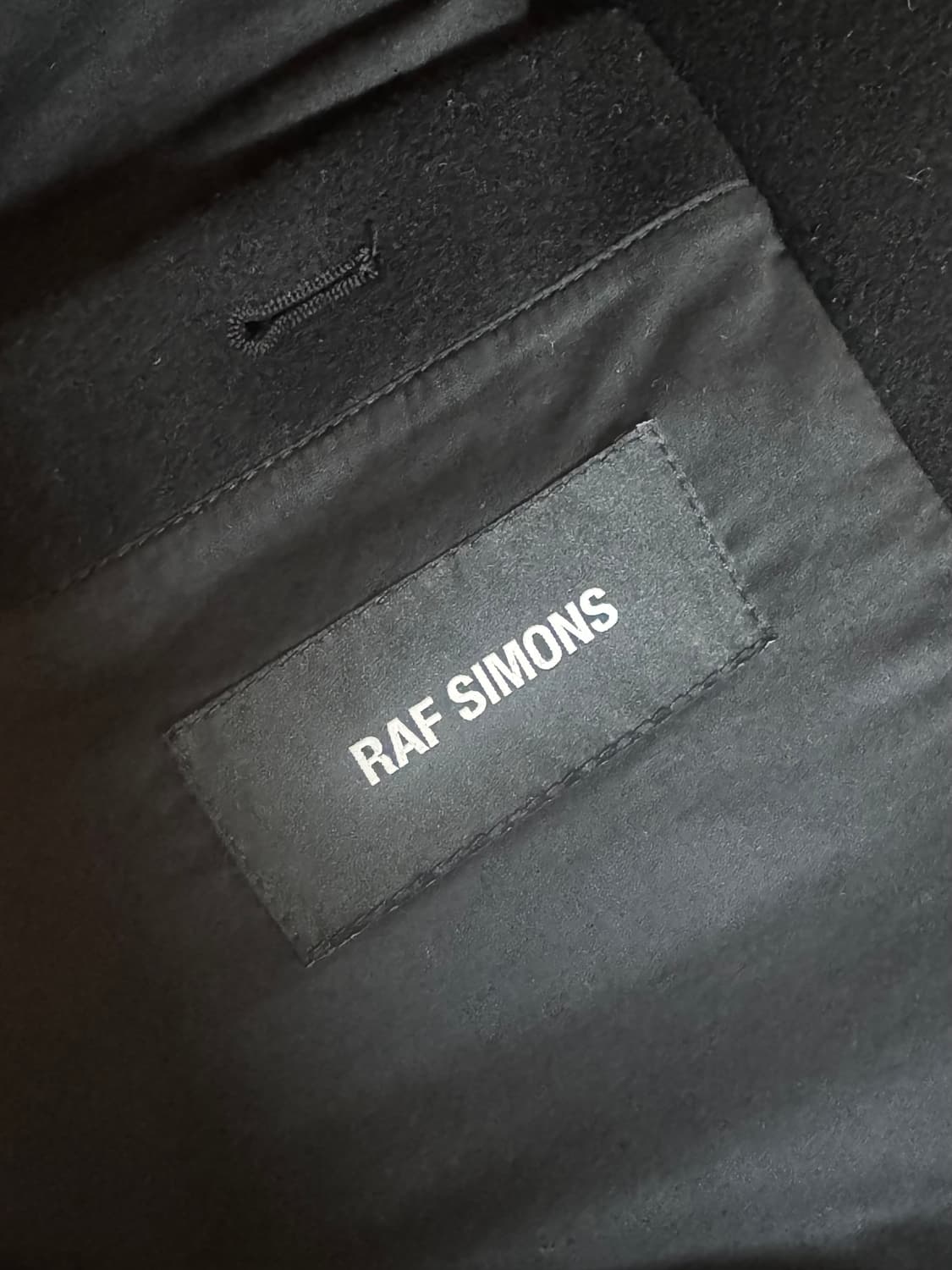 라프시몬스 16FW 오버사이즈 코트 상품이미지5