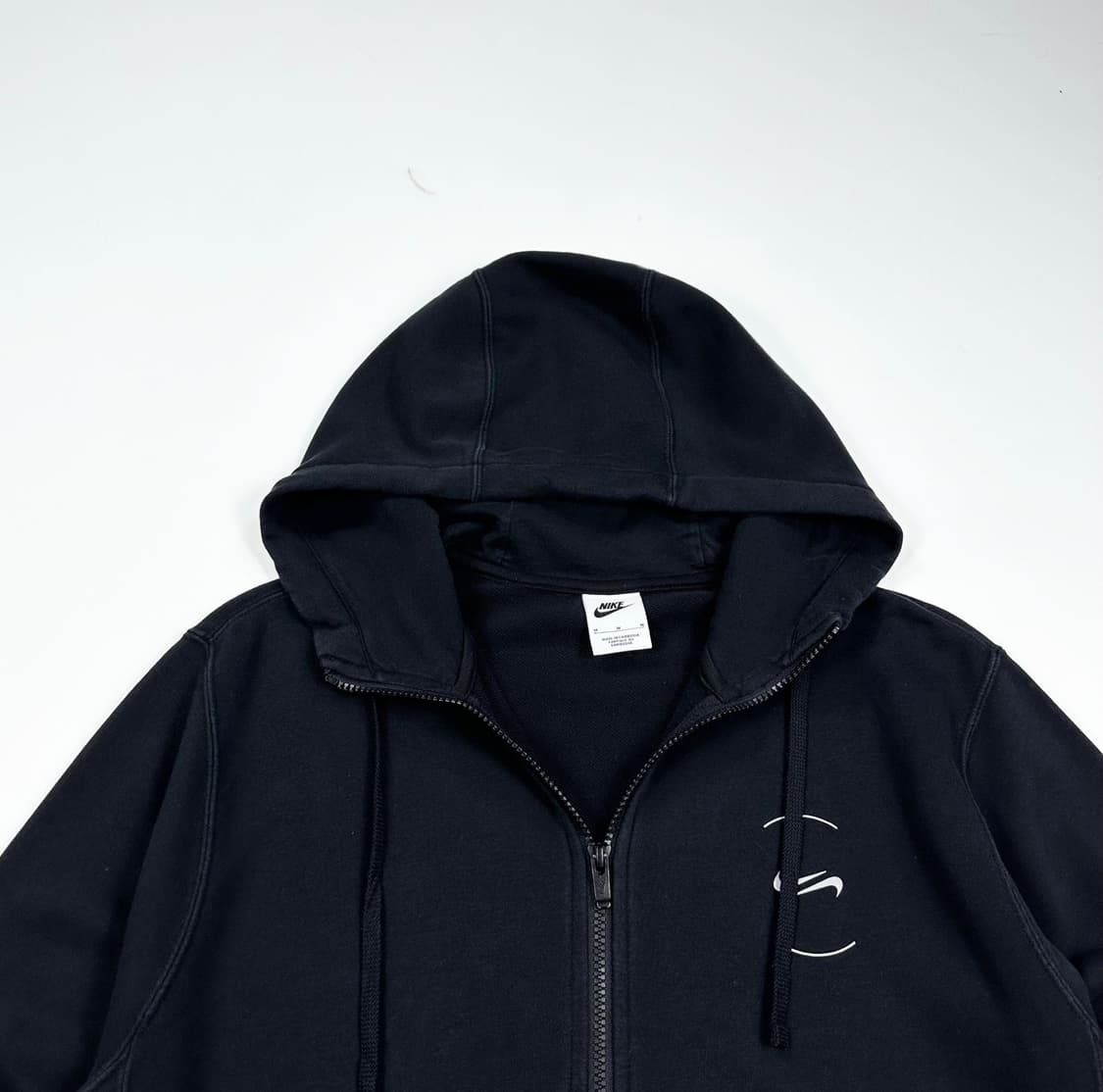 나이키 스우시 블랙 풀오버 후드집업 (M) 상품이미지1