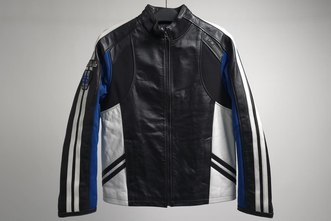 EXR 정품 소가죽 레이싱 자켓 패딩 점퍼 라이더 바이크 100
 상품이미지1