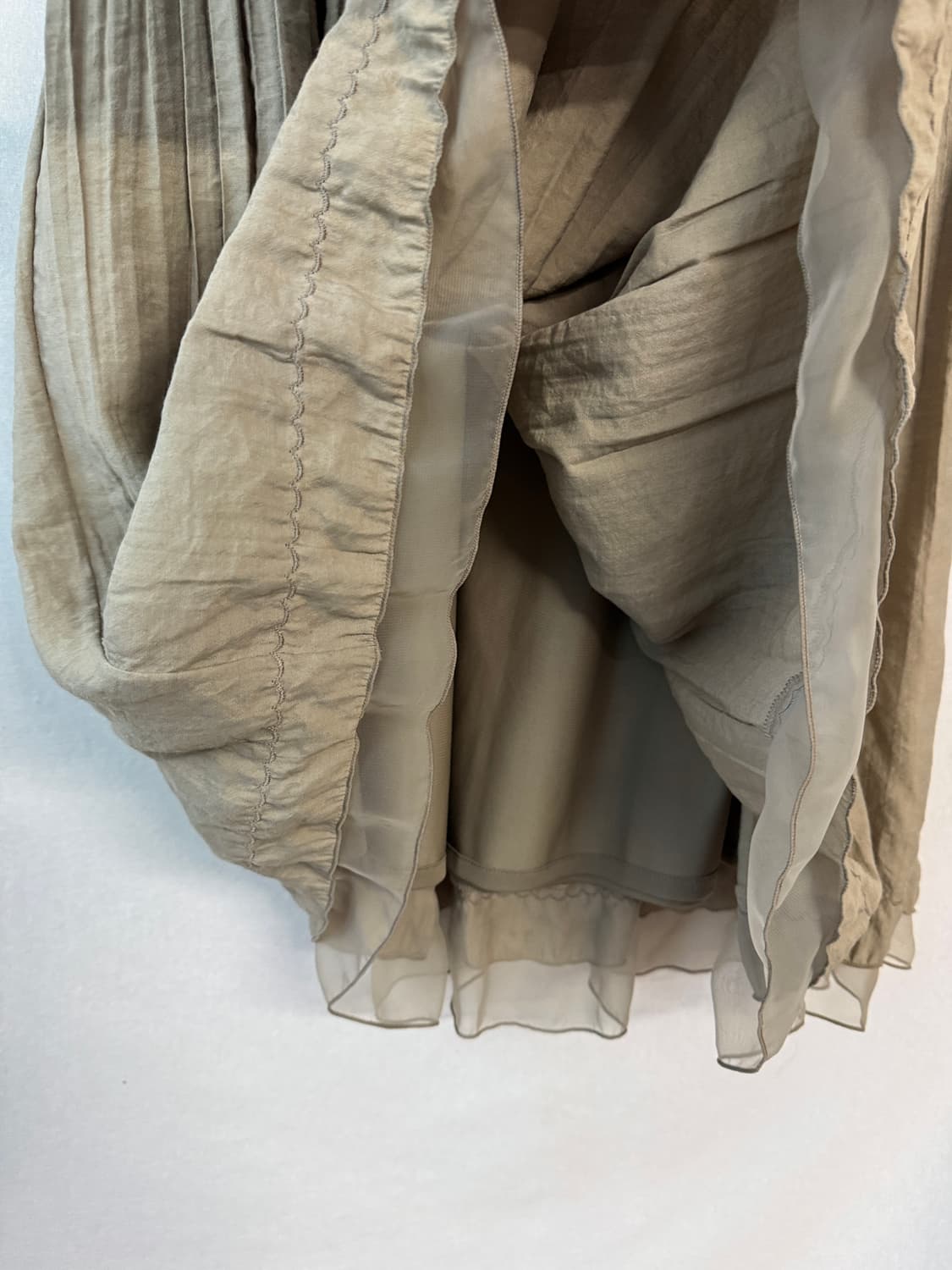 레이어드 플리츠 스커트 상품이미지5