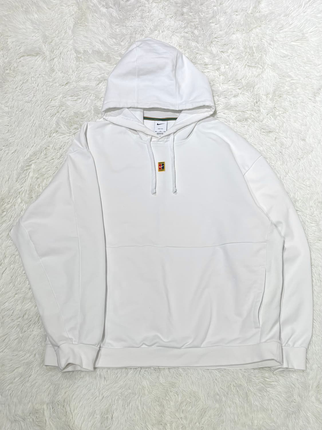 나이키 00‘s 테니스로고 화이트 후드 상품이미지3