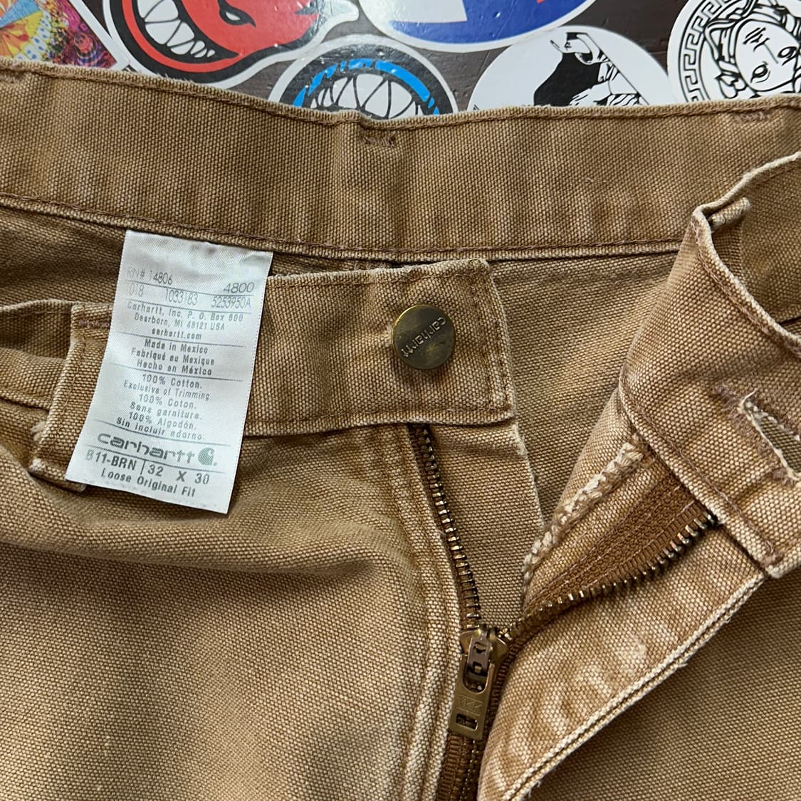 칼하트 카펜터 팬츠 B11-BRN 32 상품이미지7