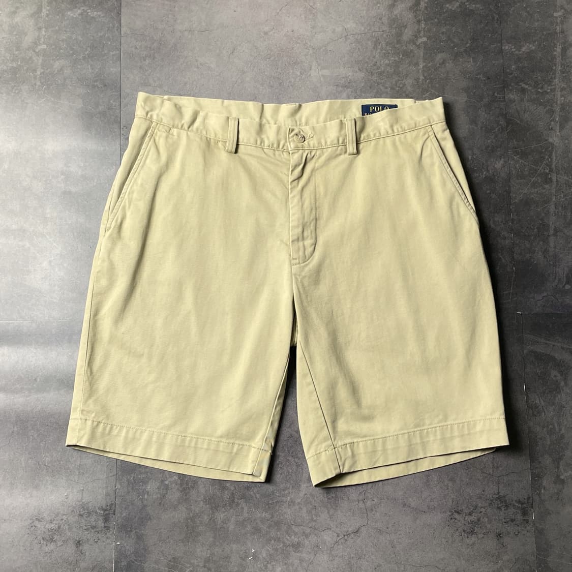 RALPH LAUREN 랄프로렌 빈티지 베이지 코튼 하프팬츠 A01045 상품이미지1