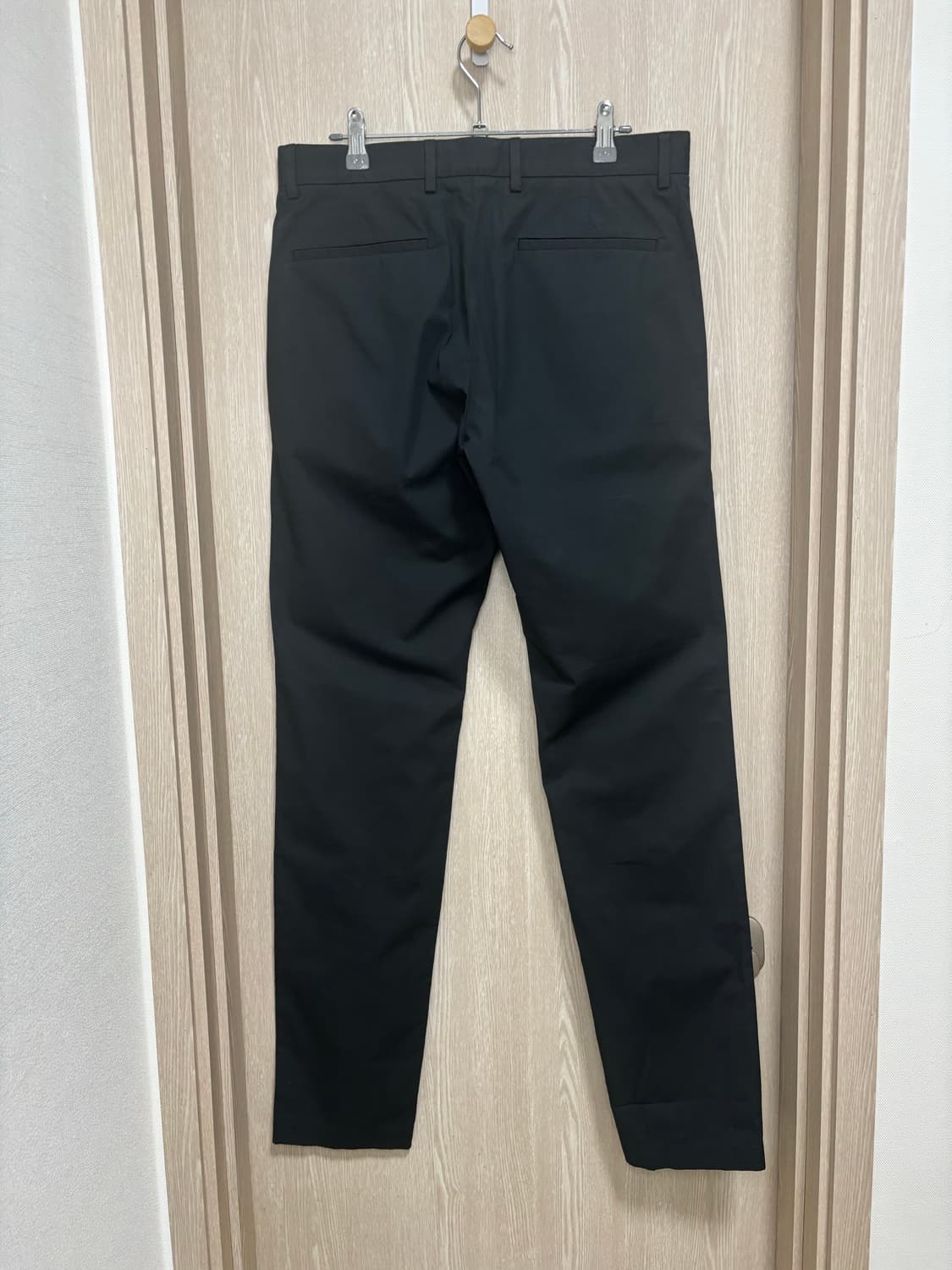 새상품)띠어리 제인 포플린 치노팬츠31"/딥레이븐(짙은블랙) 상품이미지3