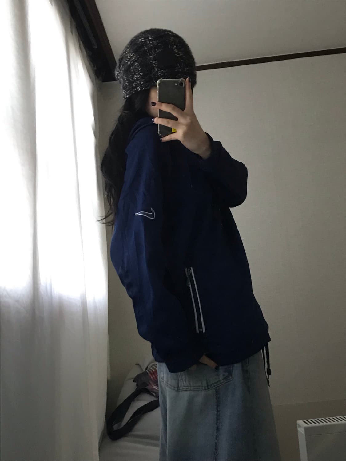 나이키 00s 오버핏 반집업 상품이미지4