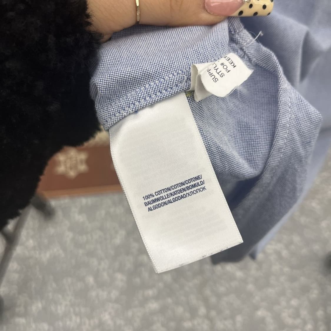 폴로 랄프로렌 빈티지 캐주얼 옥스포드 셔츠 XL C09769 상품이미지6