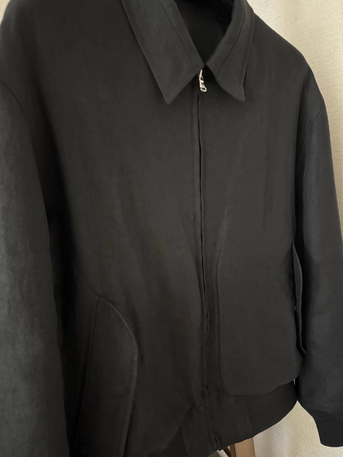 유스 린넨 봄버 M 상품이미지1