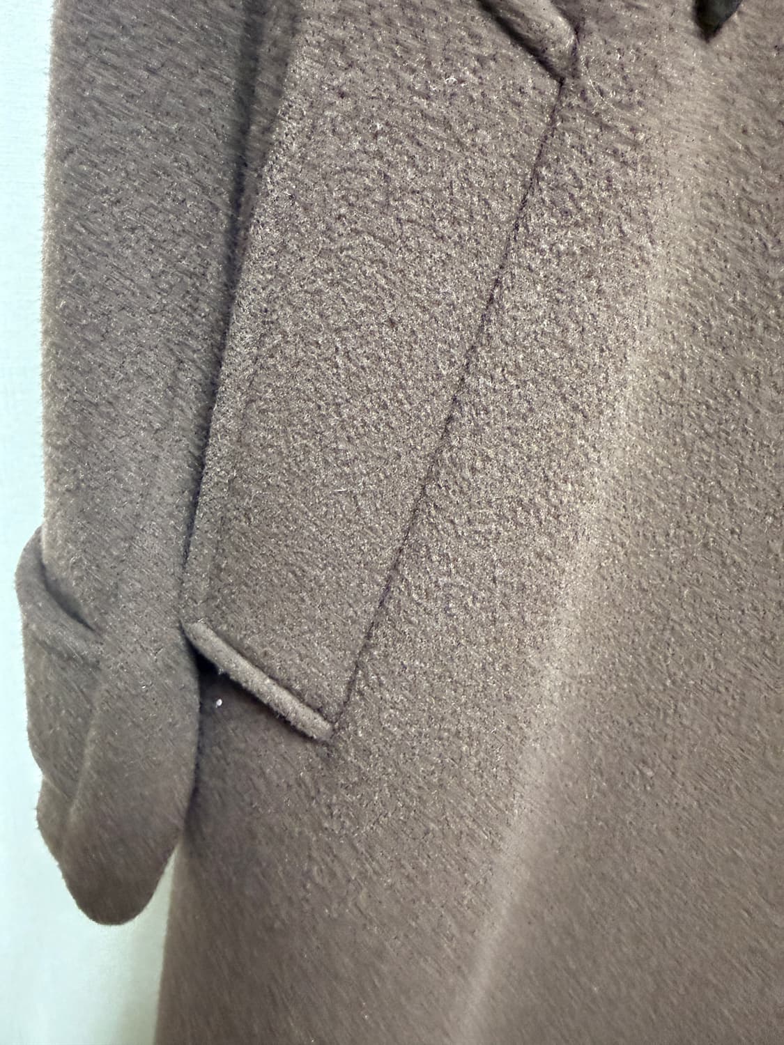 셔터 fine master 울 더블 코트 다크 브라운 m사이즈(100)  상품이미지3