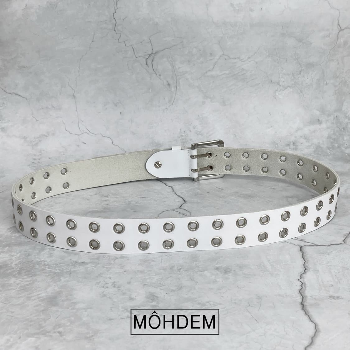 [Unisex]더블 아일렛 이태리소가죽 벨트 상품이미지6
