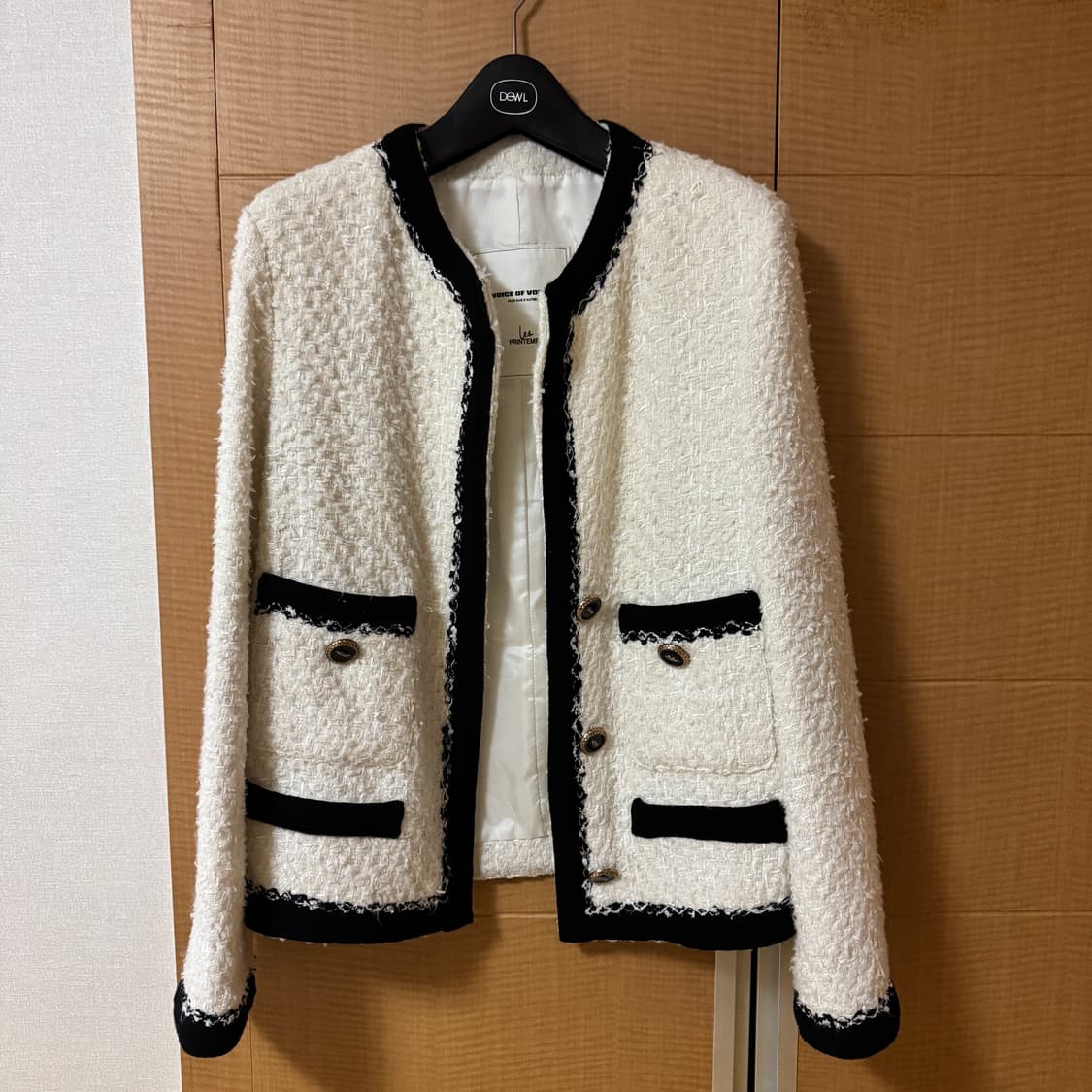 55 한섬 보브 vov 트위드 자켓 상품이미지1