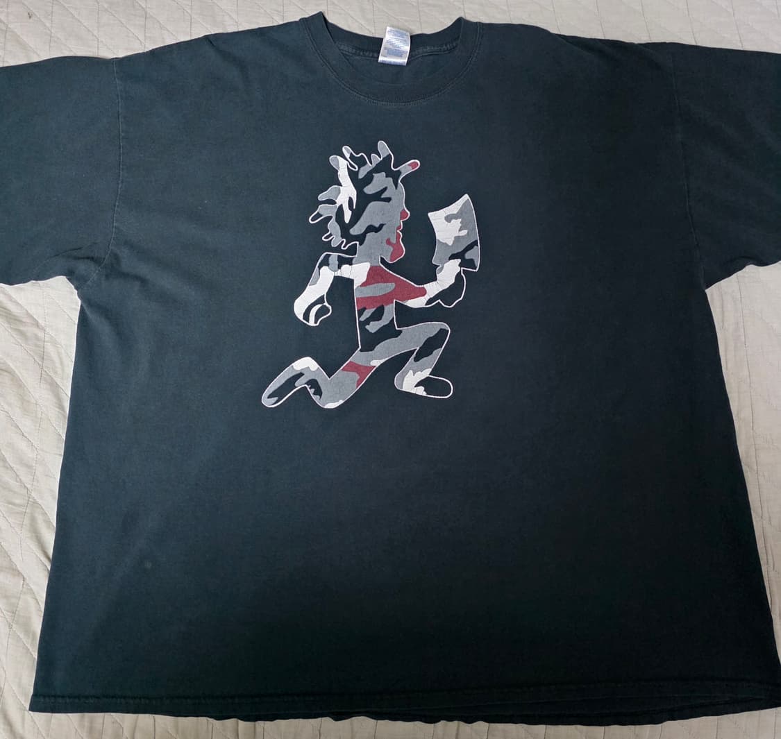 [3XL] 00s ICP 카모 해칫맨 빈티지 랩티 밴드티 상품이미지1