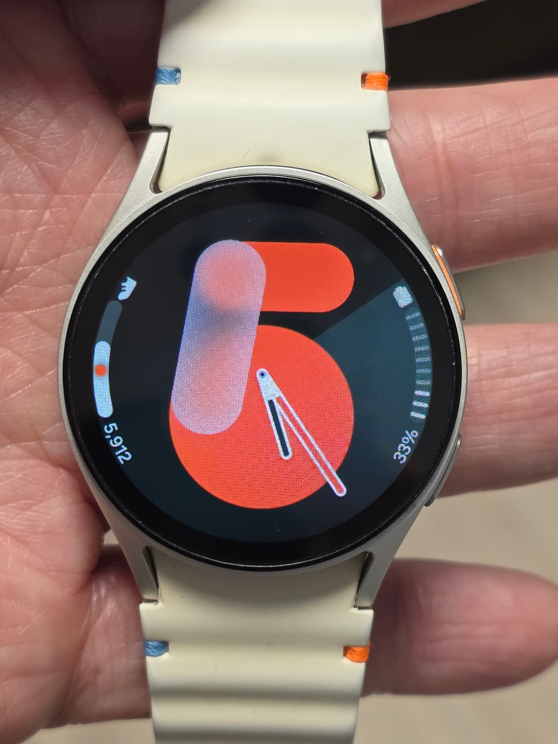 갤럭시워치7 SM-L305N 40mm 실버 크림 정상해지 SKt LTE 상품이미지2