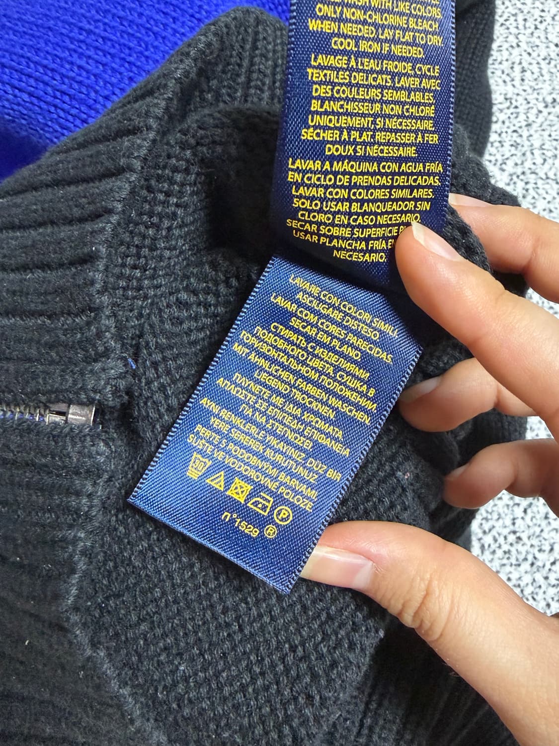 폴로 랄프로렌 빅포니 니트 집업 상품이미지4