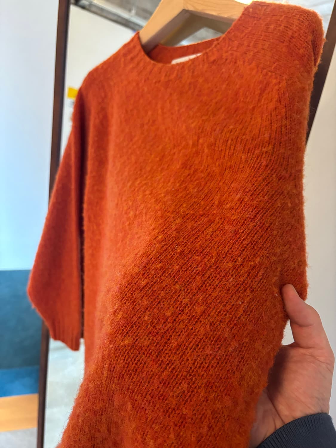Harley 오렌지색 니트 스웨터 상품이미지4