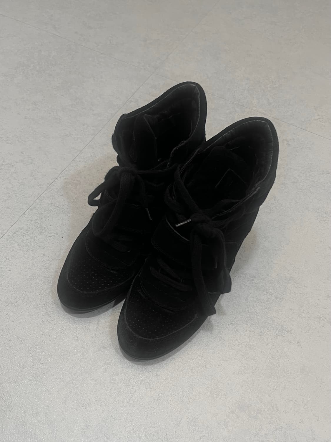 ash 아쉬 스웨이드 웨지힐 스니커즈 240 상품이미지5