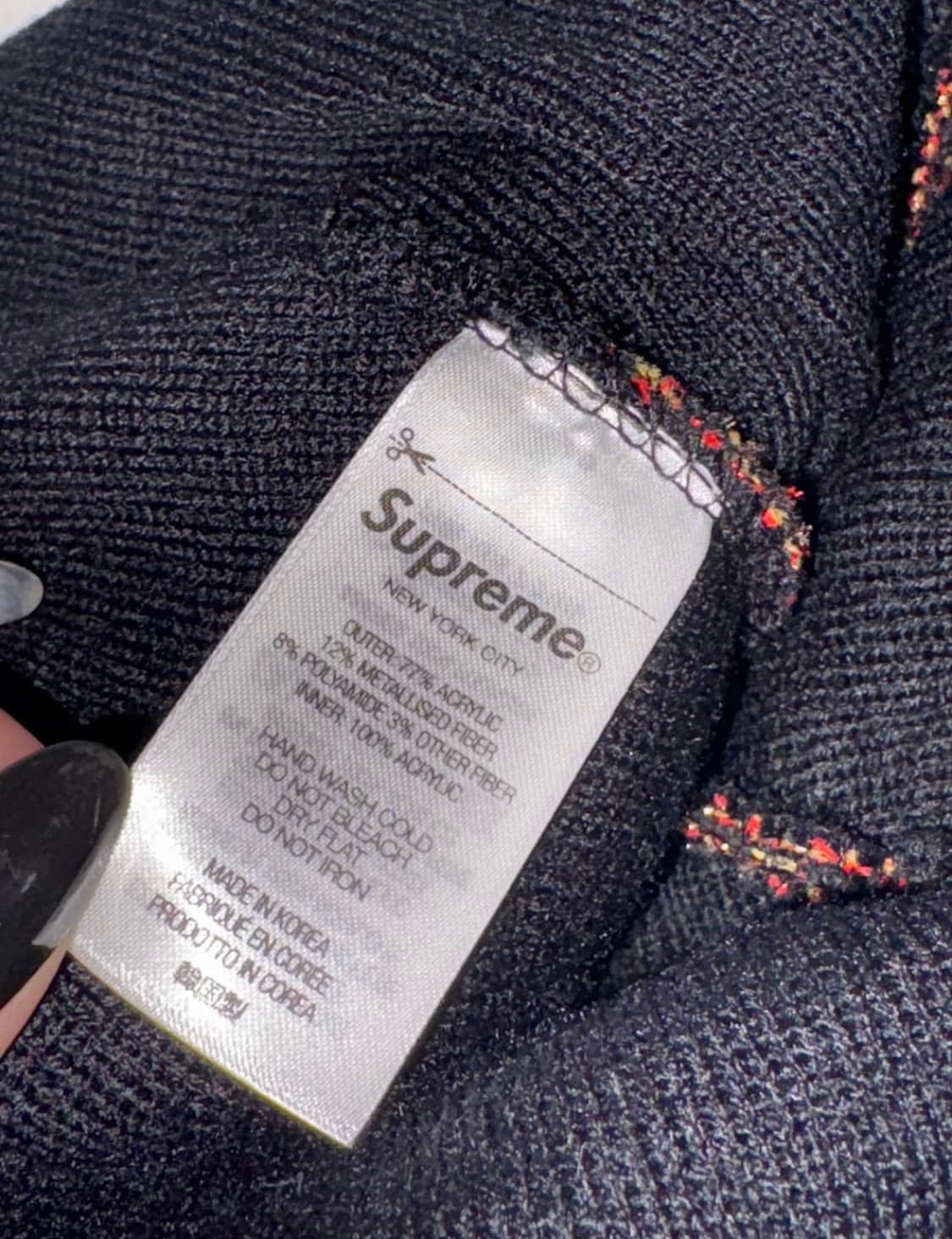 택포! 슈프림 하트 비니 Supreme Hearts Beanie FW24 상품이미지4