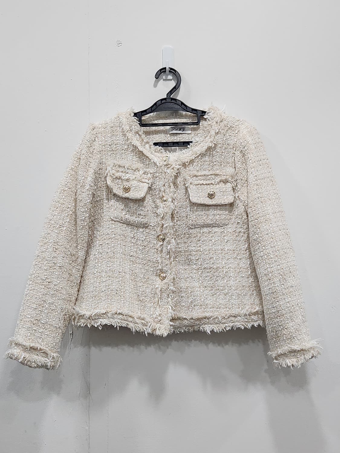 [F] 트위드 자켓 아이보리 여성 F사이즈 상품이미지1