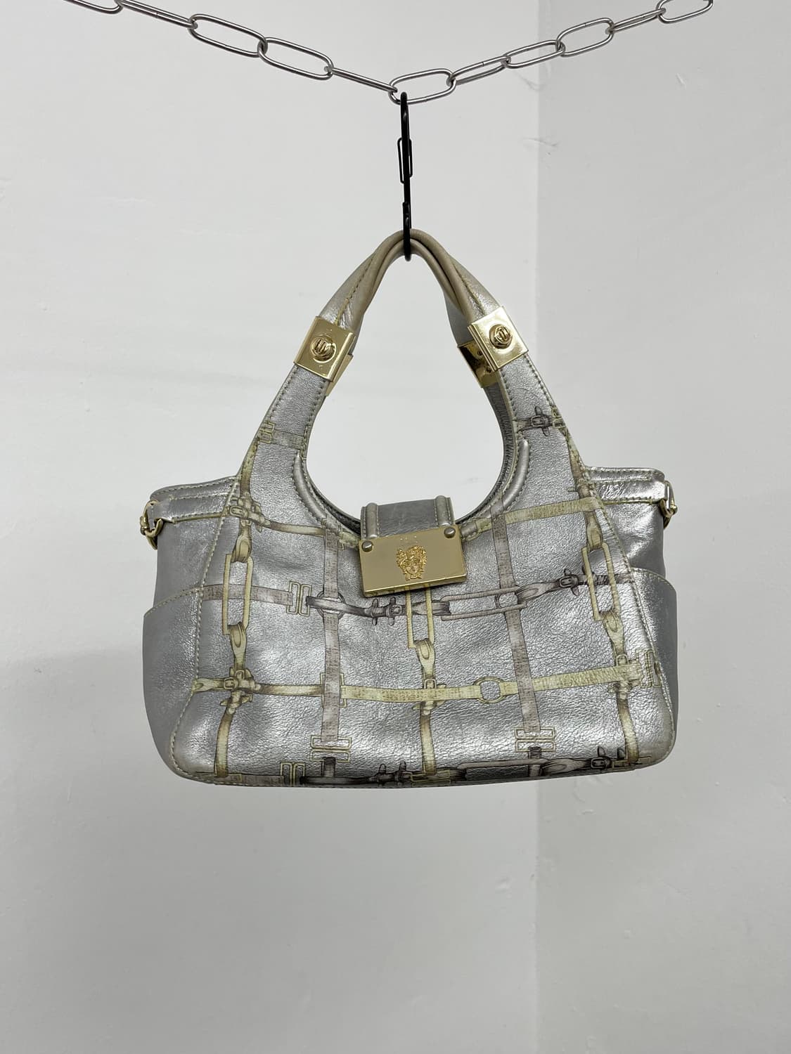 닥스 리얼레더 페어리 체인 토트백 상품이미지5