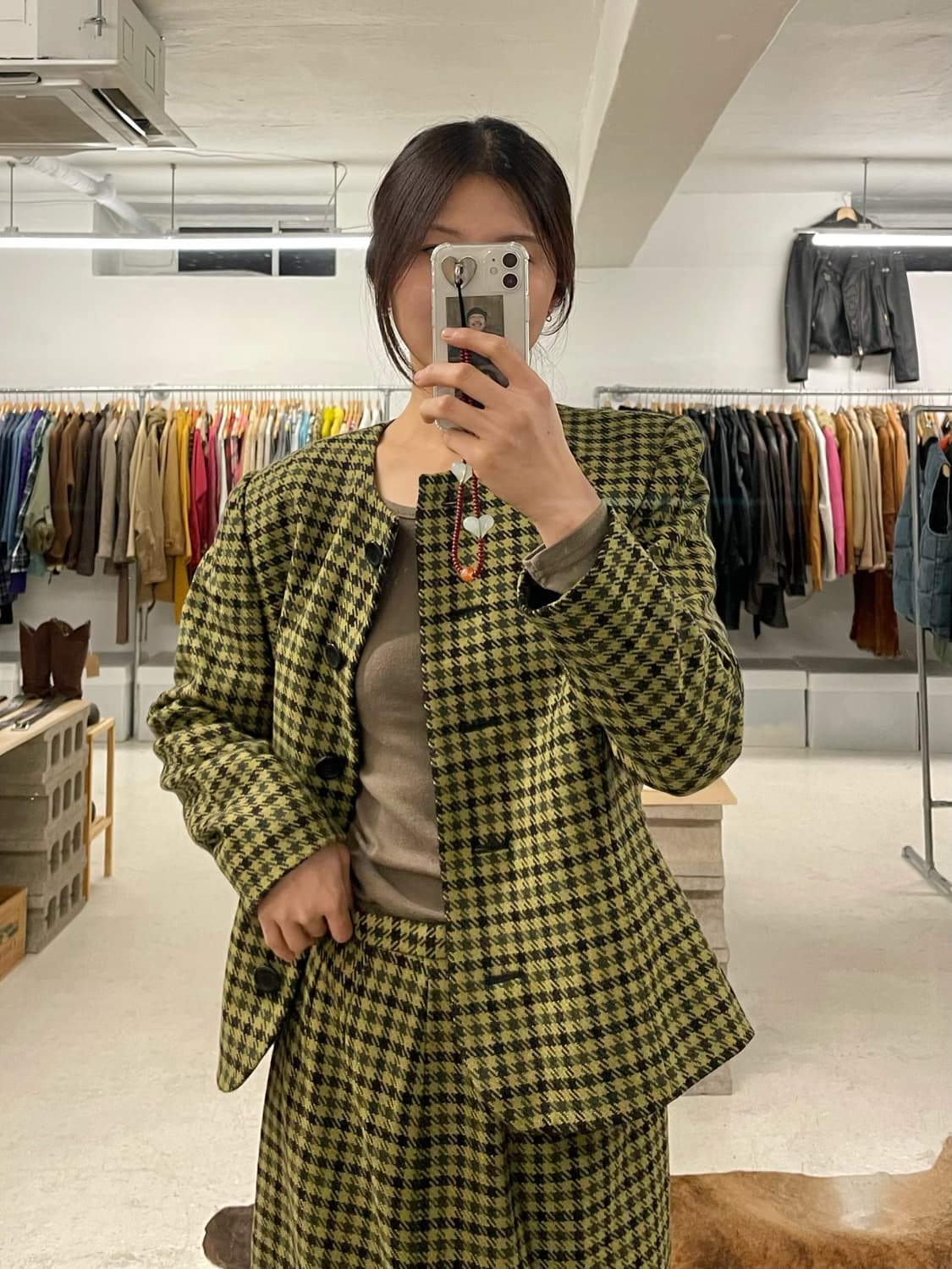 80's BALMAIN gun club check set up 발망 셋업 상품이미지1