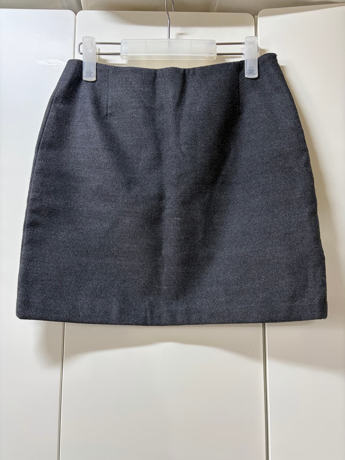 모직 그레이 미니스커트 (새상품) 상품이미지1