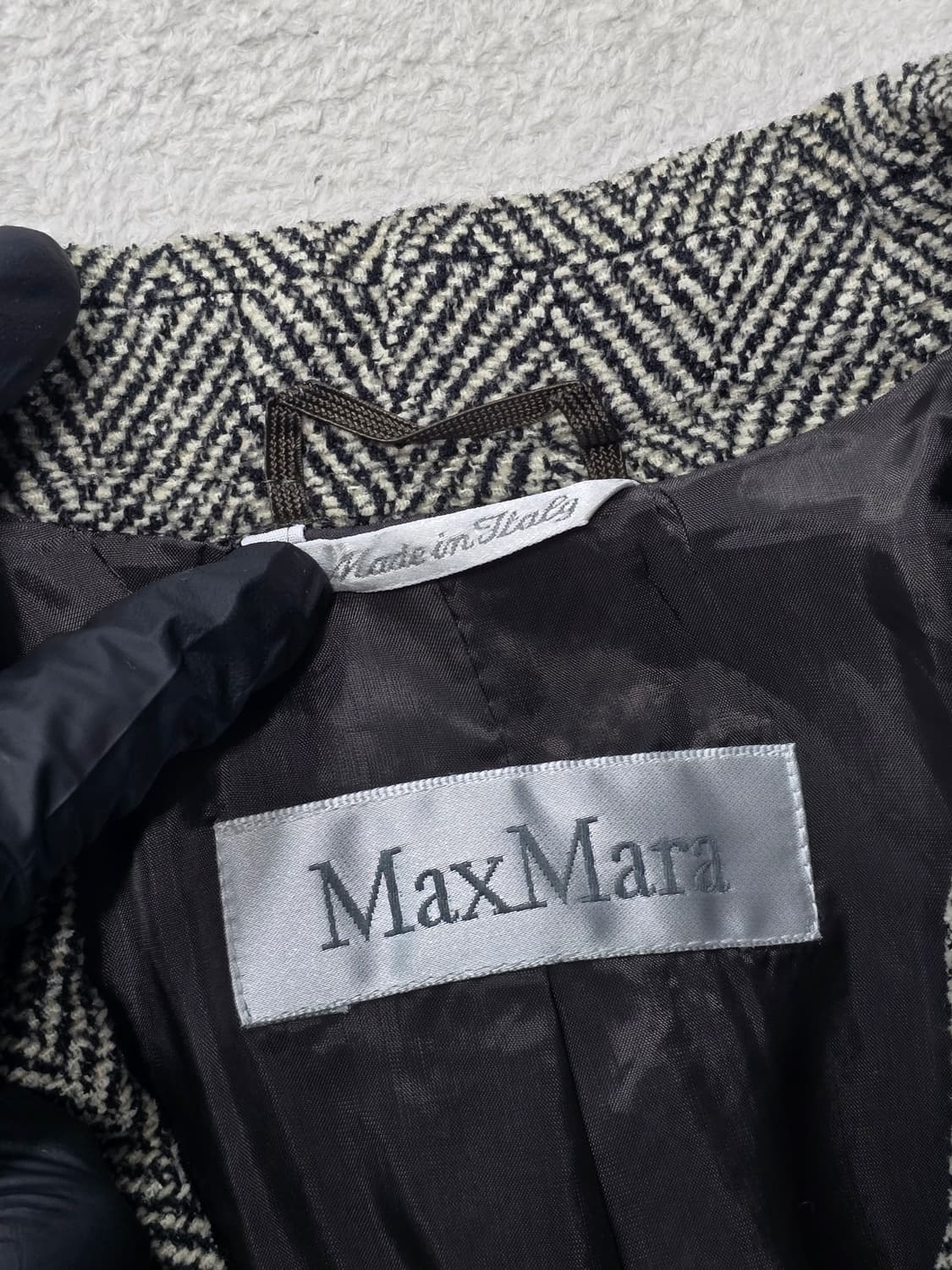 막스마라 라나 버진 울 해링본 자켓 XS 상품이미지6