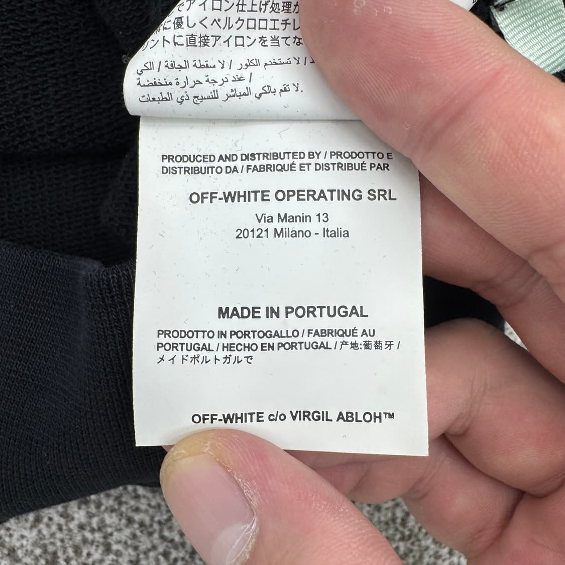 오프화이트 후드티 상품이미지6