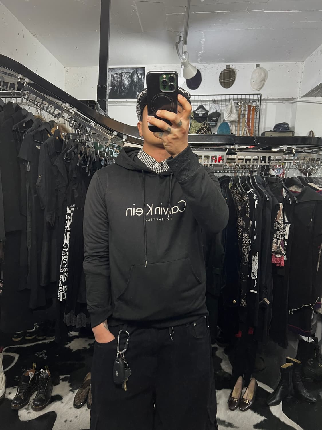 캘빈클라인 라이트 후드티 상품이미지1