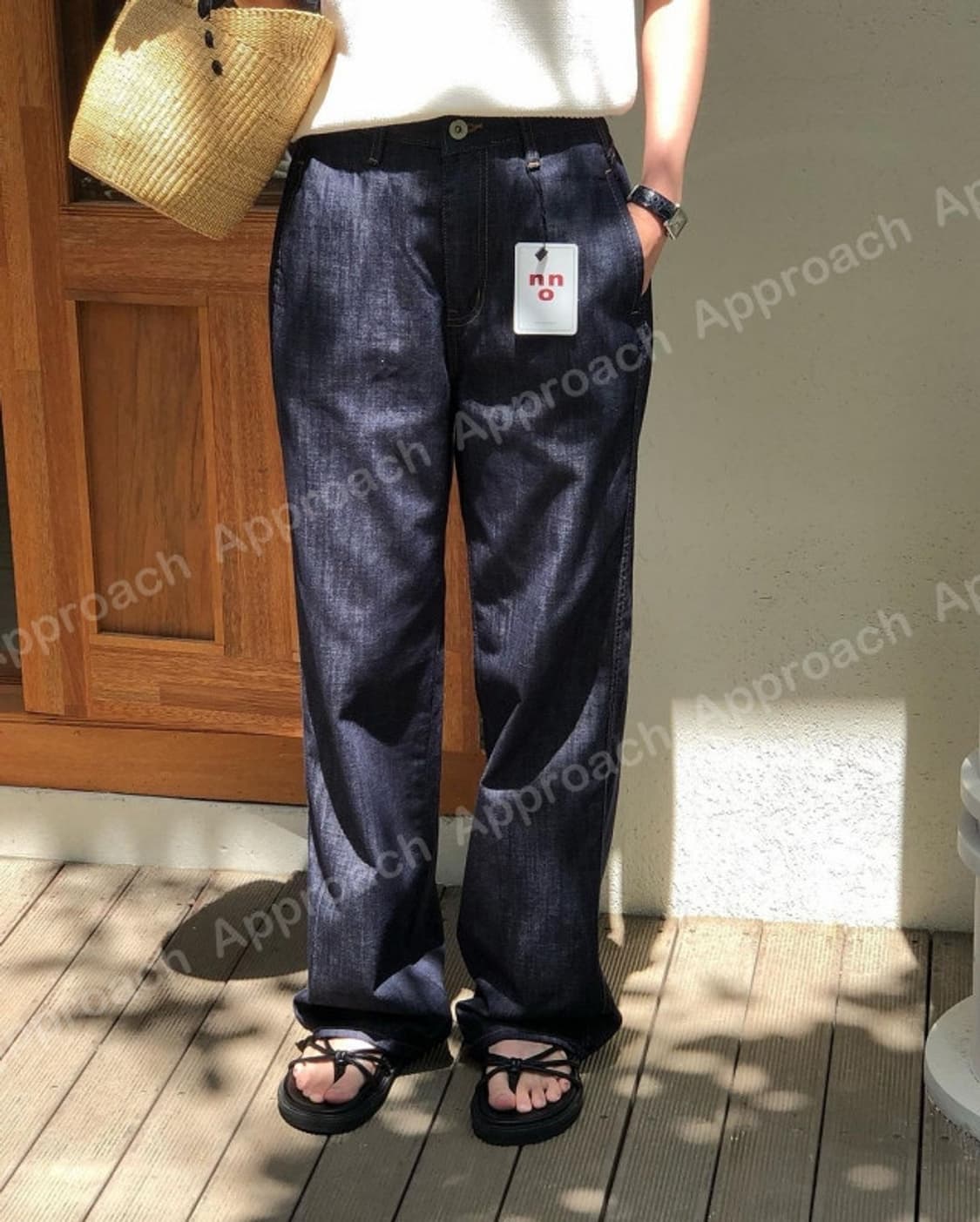 썸머 논페이드 데님 팬츠(L) 상품이미지2