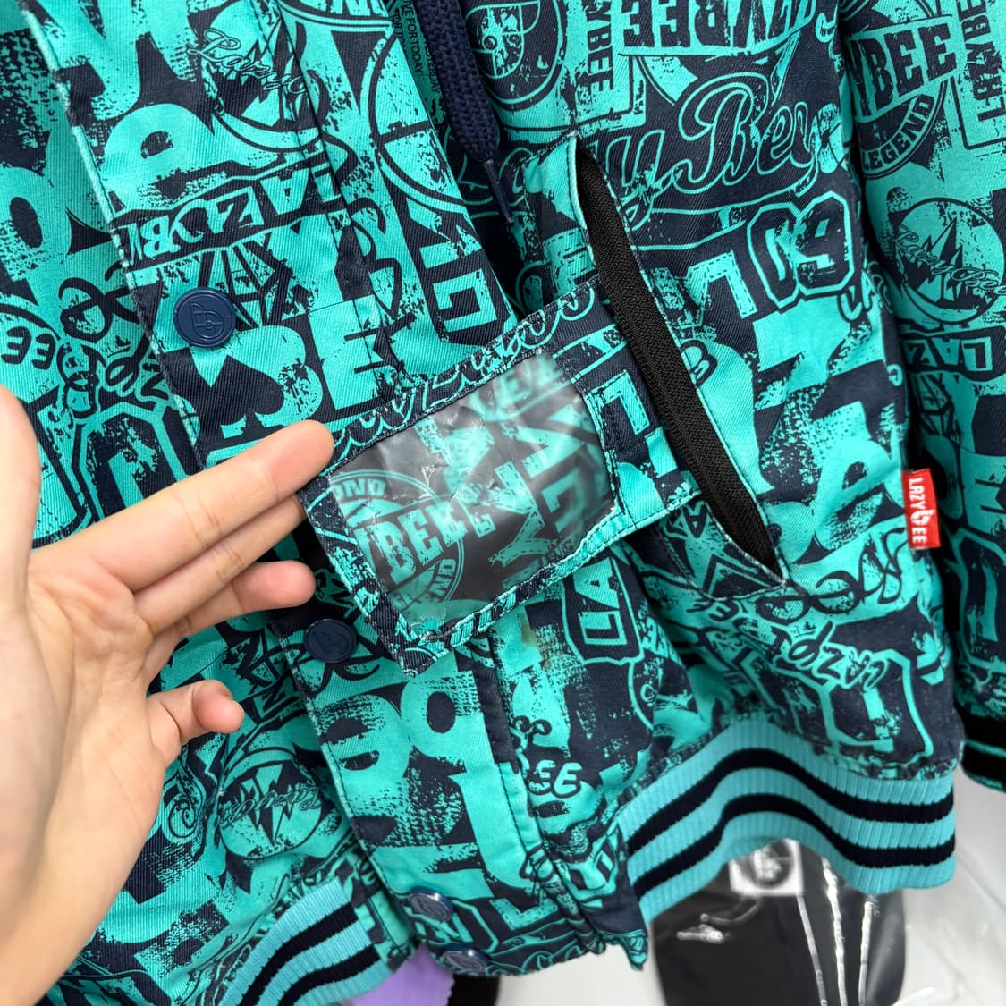 (L) 레이지비 올오버 프린팅 올드스쿨 스키 점퍼 상품이미지5