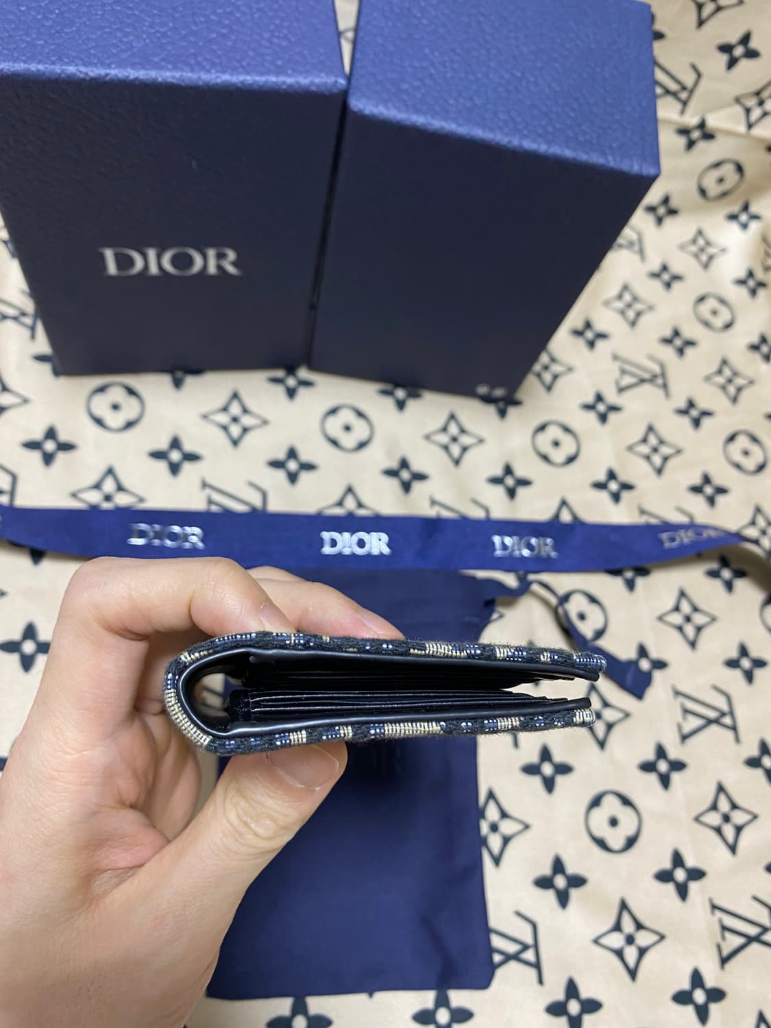 디올 오블리크 오거나이저 베이지 상품이미지5